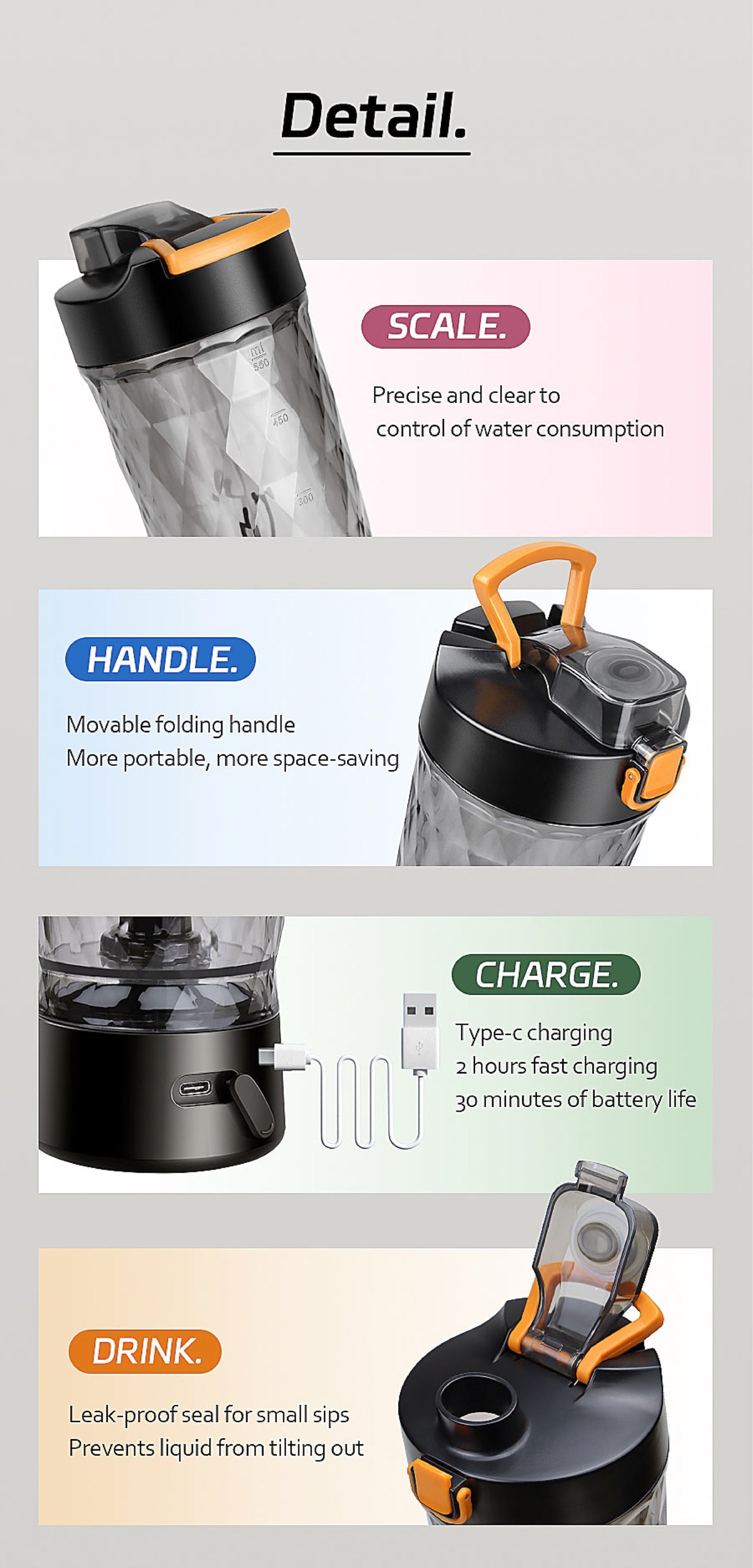 ProBlend One-Touch Shaker – Mélange de protéines onctueux partout