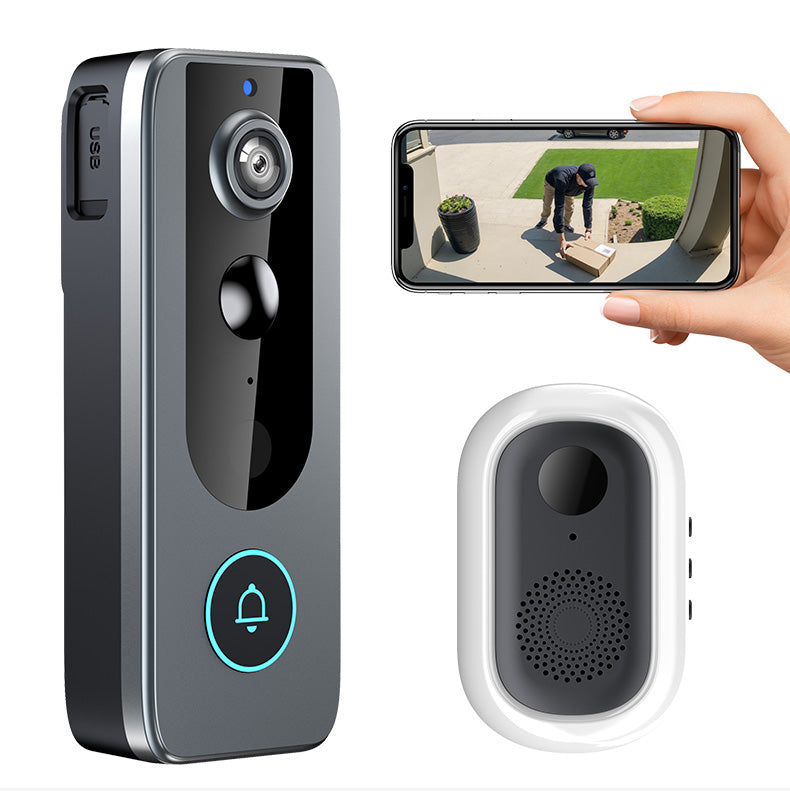 Smart WiFi Doorbell & Security Cam in One (Copie)