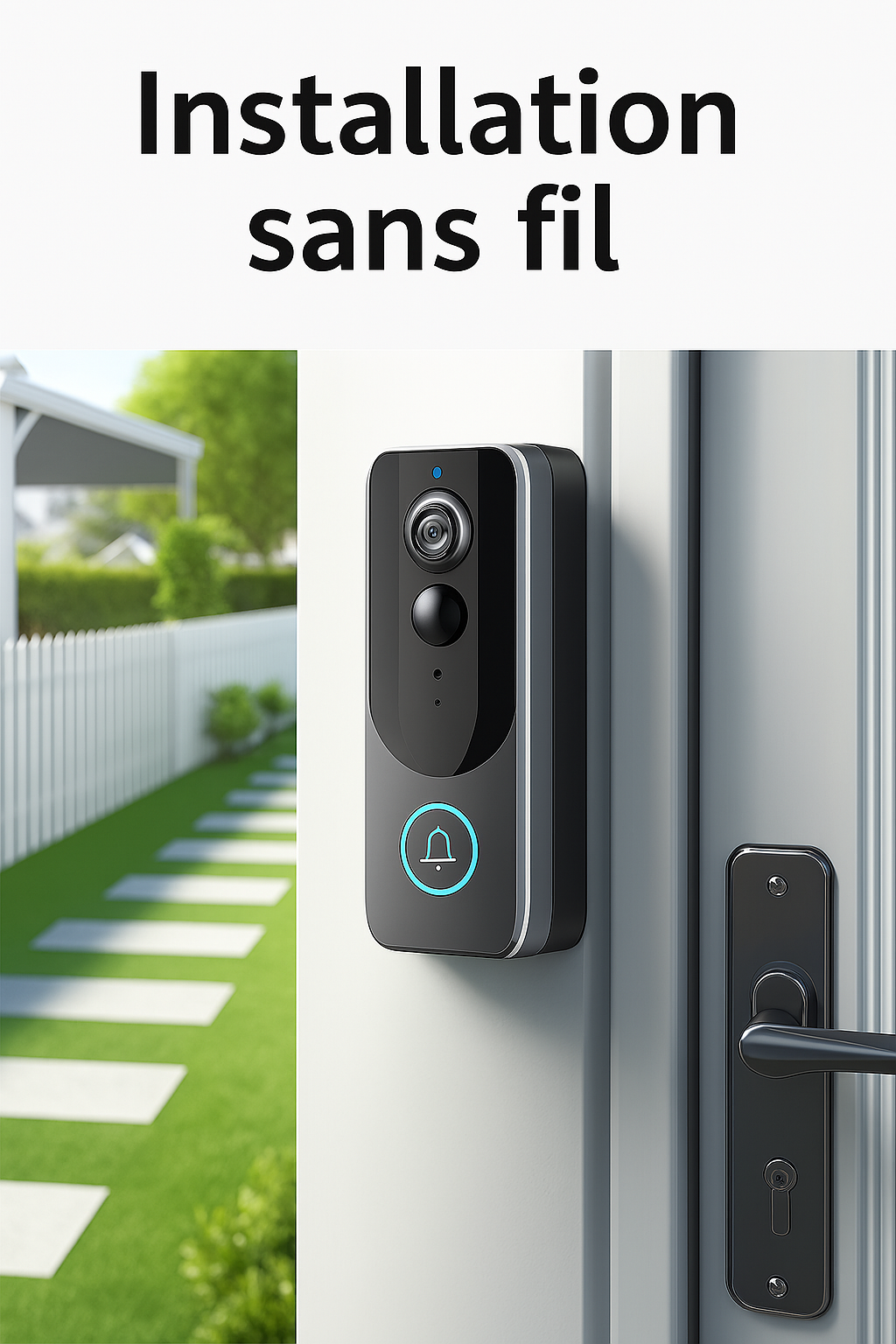 Smart WiFi Doorbell & Security Cam in One (Copie)