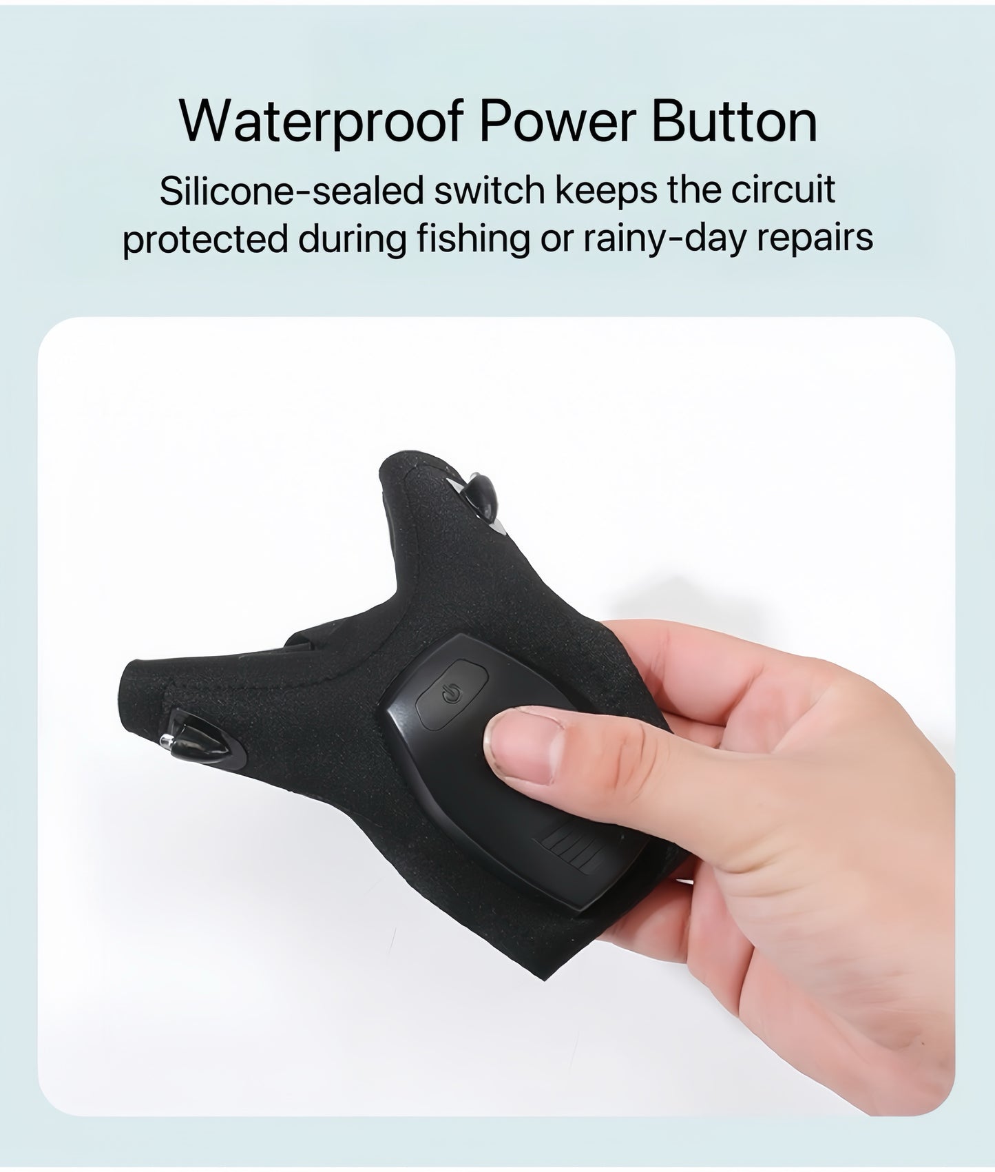 Waterproof Finger Flashlight Gloves