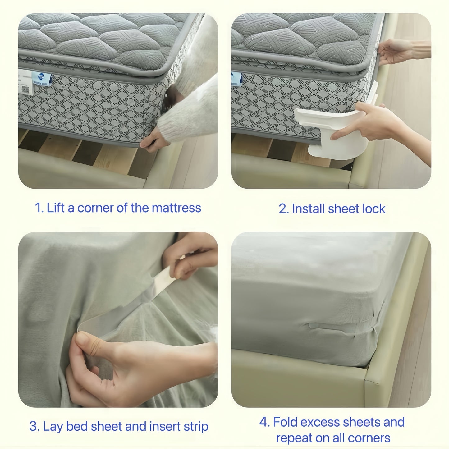 SheetSecure Lock - Keep Your Bed Tidy & Comfortable