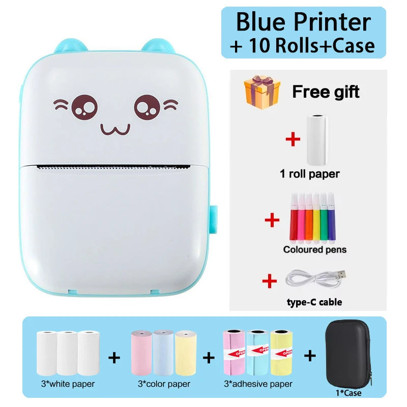 Mini Bluetooth Thermal Printer – Fun & Easy Wireless Printing