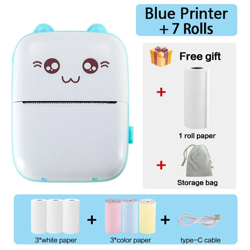 Mini Bluetooth Thermal Printer – Fun & Easy Wireless Printing