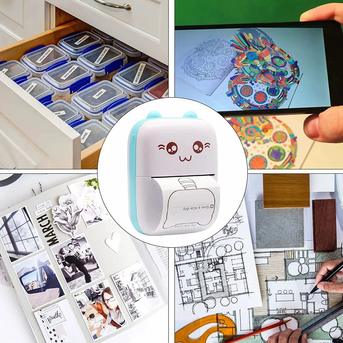 Mini Bluetooth Thermal Printer – Fun & Easy Wireless Printing