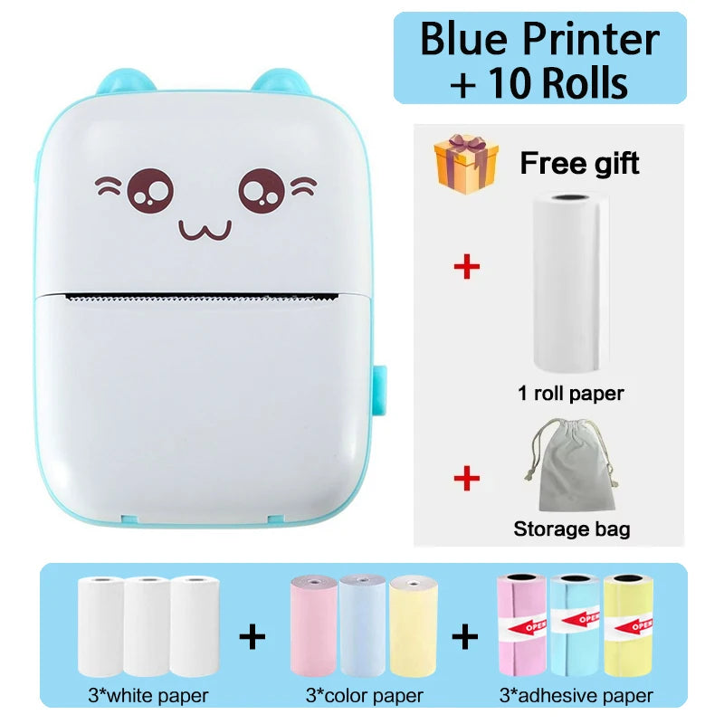 Mini Bluetooth Thermal Printer – Fun & Easy Wireless Printing