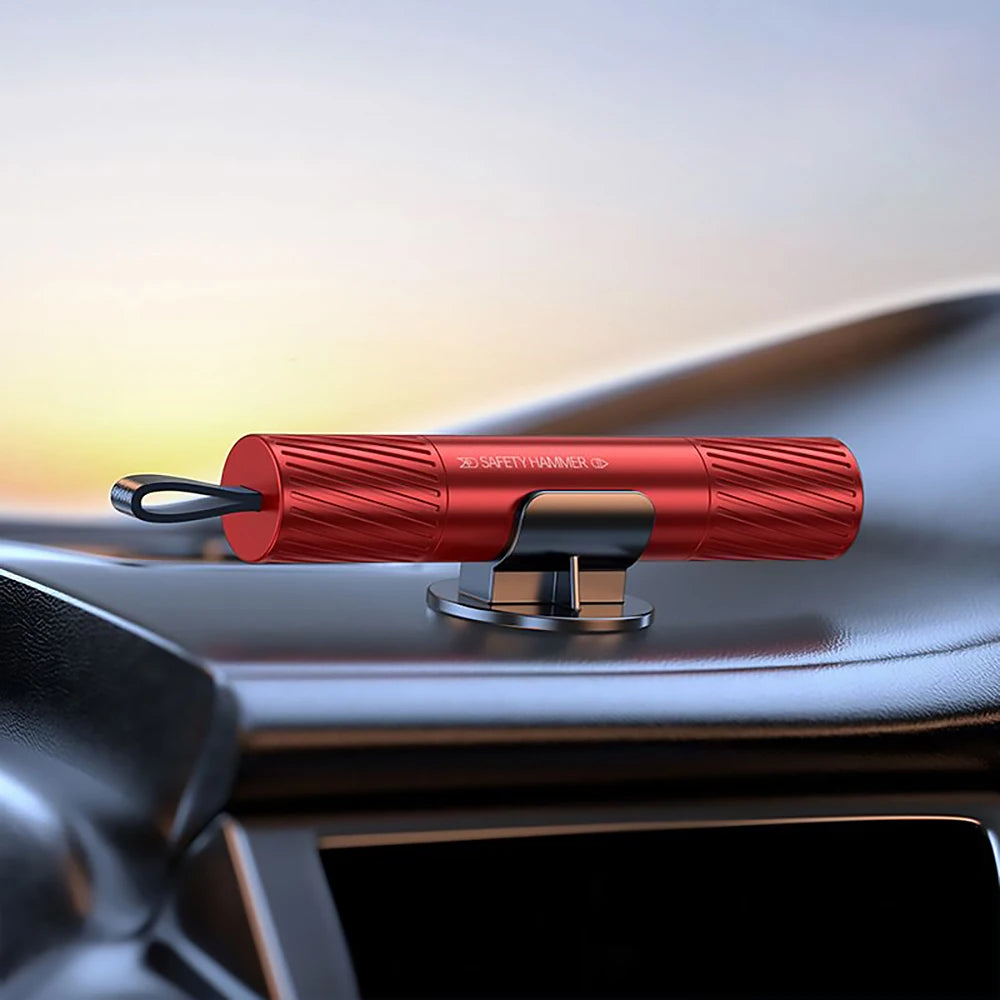 CrashEscape Mini – Brise-vitre d'urgence et coupe-ceinture de sécurité