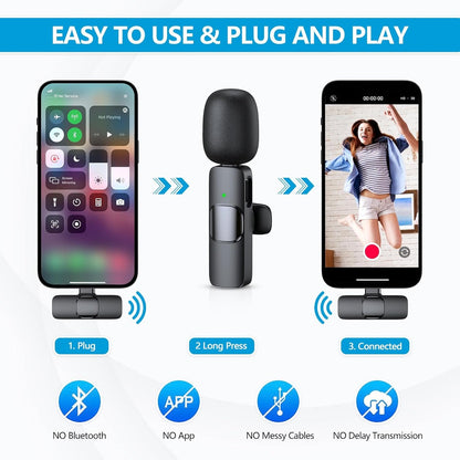 ClipMic Duo – Ensemble de microphones sans fil à réduction de bruit
