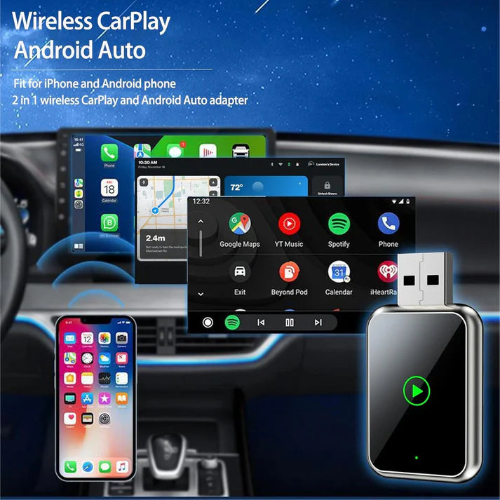 CarPlay Adapter – Wireless Freedom for CarPlay & Android Auto