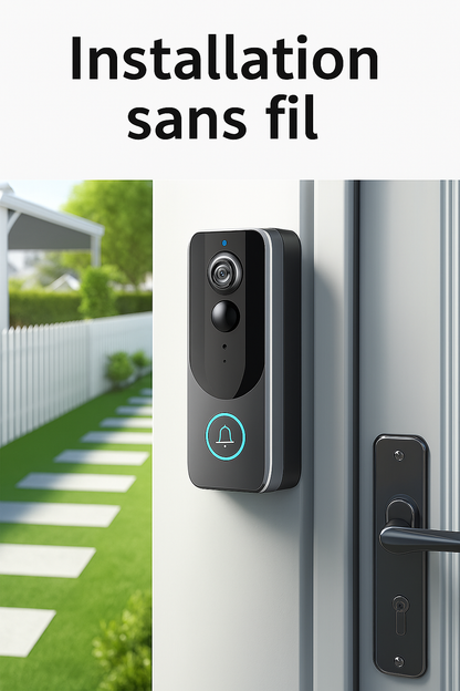 Smart WiFi Doorbell & Security Cam in One (Copie)