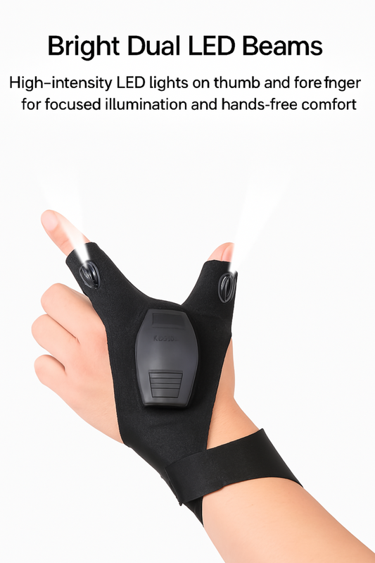 Waterproof Finger Flashlight Gloves