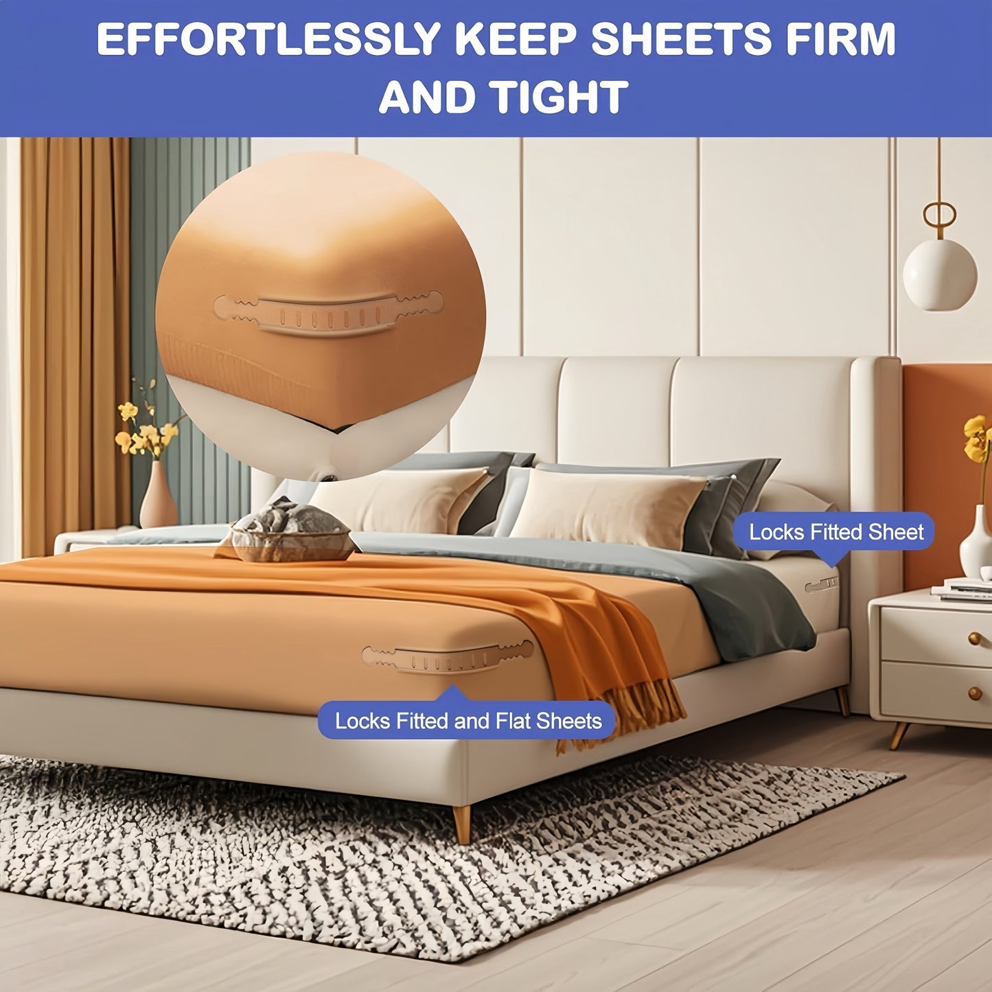 SheetSecure Lock - Keep Your Bed Tidy & Comfortable