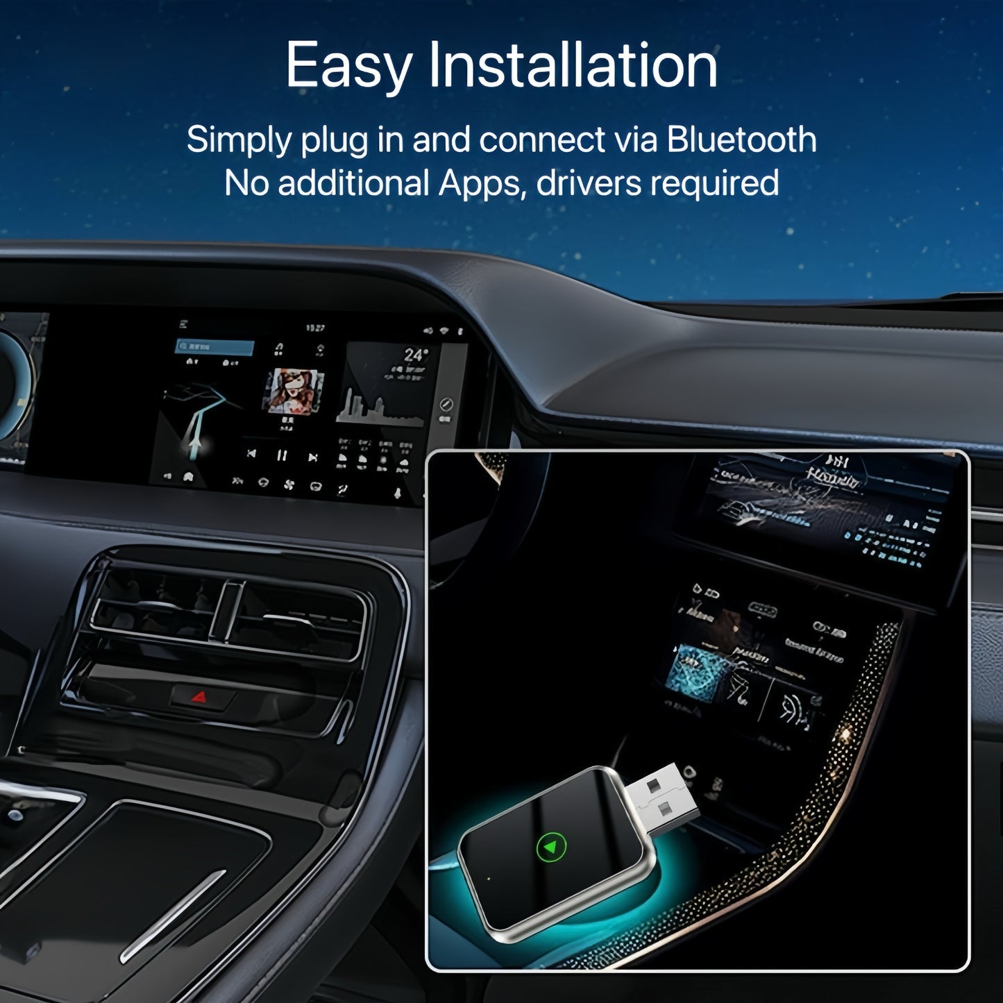 CarPlay Adapter – Wireless Freedom for CarPlay & Android Auto