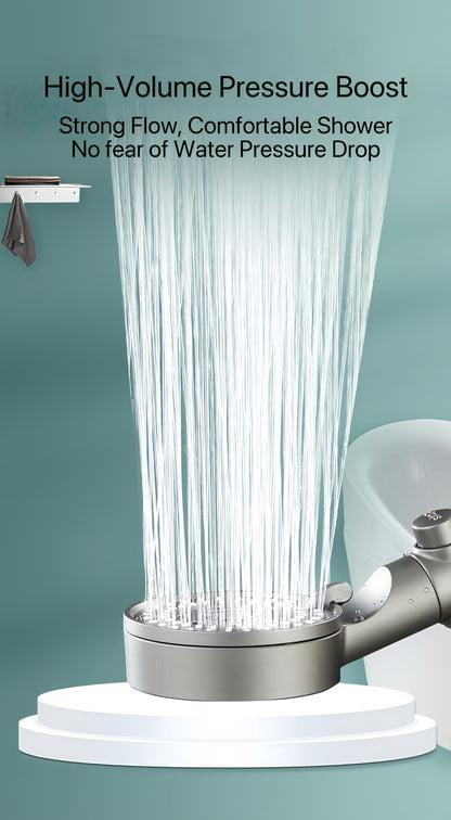 HydroBoost High Pressure 5-Mode Filtered Shower Head
