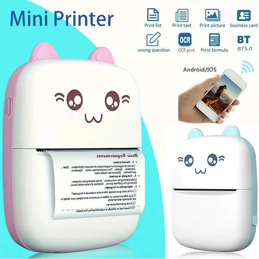 Mini Bluetooth Thermal Printer – Fun & Easy Wireless Printing