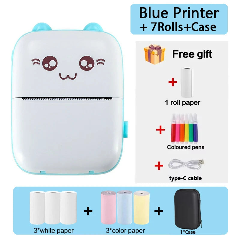 Mini Bluetooth Thermal Printer – Fun & Easy Wireless Printing