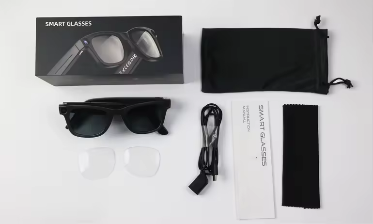 Lunettes intelligentes CyanVue AI – Lunettes avec appareil photo 8 MP