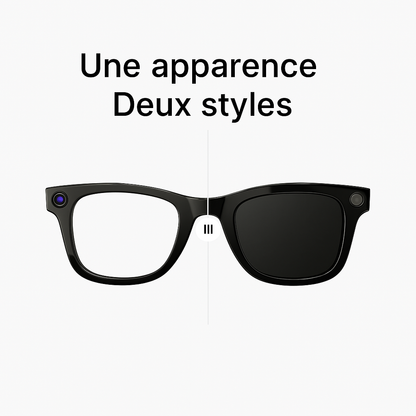 Lunettes intelligentes CyanVue AI – Lunettes avec appareil photo 8 MP